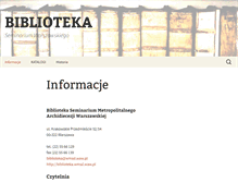 Tablet Screenshot of biblioteka.wmsd.waw.pl